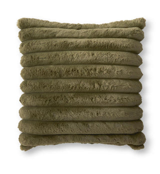 Green Vegan Fur Pillow