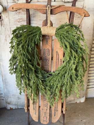 22" Greenwood Valley Hanging Wreath