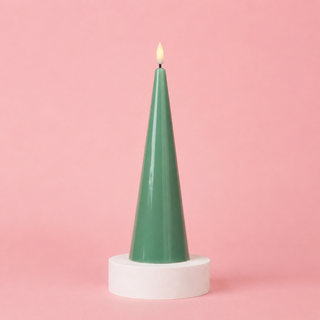 Pastel Tree Glow LED Cone Candle - Choose Style