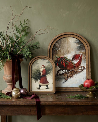 Old-World Christmas Arched Print - Choose Style