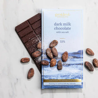 French Broad - Dark Milk with Sea Salt Chocolate Bar 53%