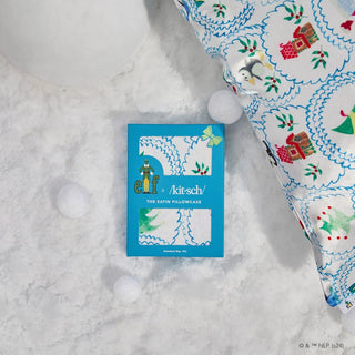 Elf X Kitsch Satin Pillowcase - North Pole