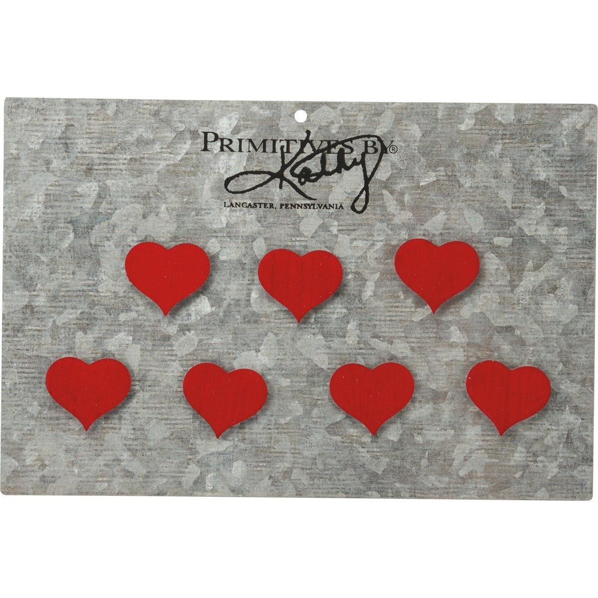 Set of 7 Heart Magnets