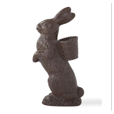 34.25" Resin Chocolate Bunny