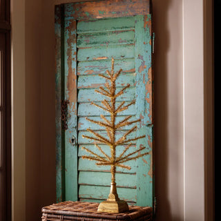 36" Gold Tinsel Tree