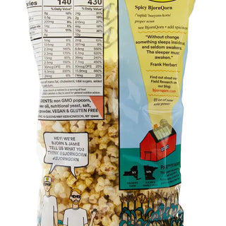 BjornQorn Popcorn - Spicy