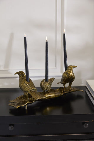 Three Ravens Candelabra