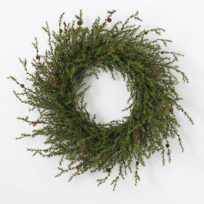 42" Real Touch Pine Wreath