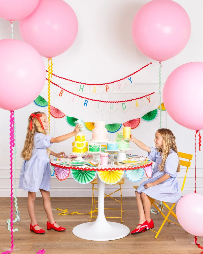 6' Happy Birthday Felt Banner