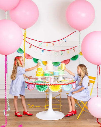 6' Happy Birthday Felt Banner