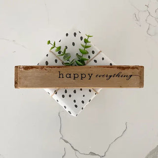 Happy Everything Vintage Shutter Stick