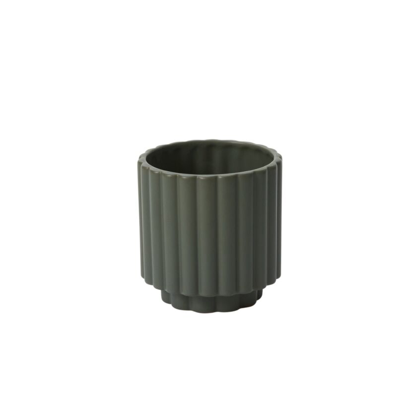 dark green ceramic plant pots Carmen Pot Dark Green 4.5"