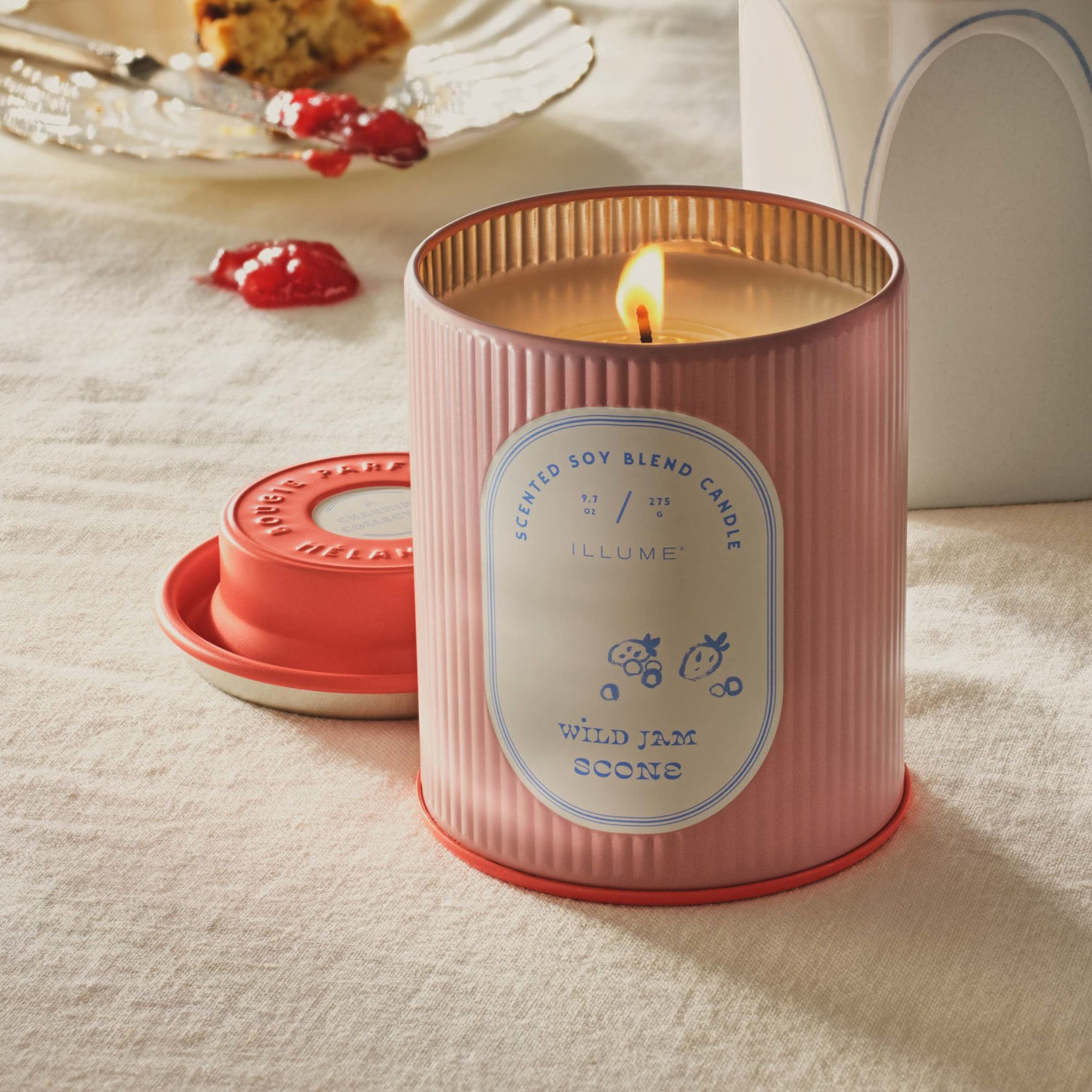 Wild Jam Scone Soy Candle