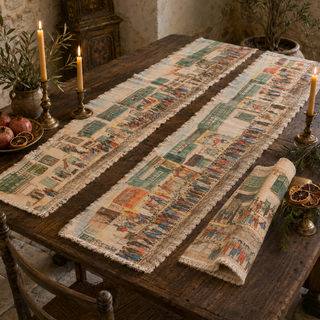 Set of 2 Peruvian Holy Week Story Table Runners