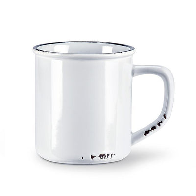 The Enamel Look Mug