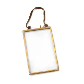 Vertical Brass Picture Frame - 3” X 5"