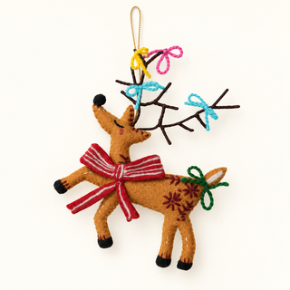 Handmade Felt Holiday Icon Ornament - Choose Style