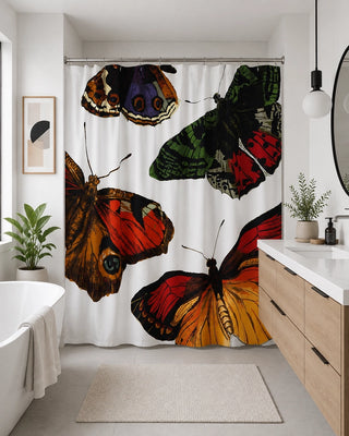 72" Metamorphosis Cotton Shower Curtain
