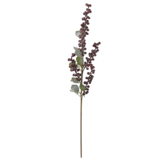 25.5" Frosted Burgundy Berry Stem