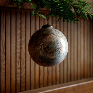 Vintage Marble Glass Ball Ornament - Choose Size
