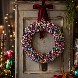 12" Festive Bell Wreath