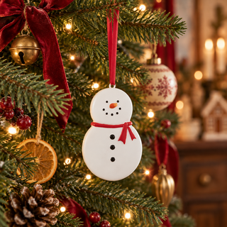 Resin Snowman Cookie Sandwich Ornament