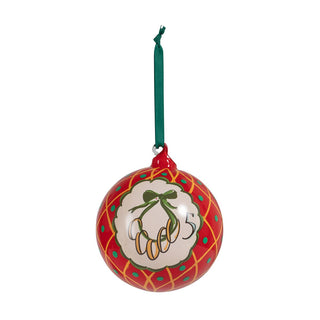 12 Days of Christmas Glass Ball Ornaments, Gift Boxed Set of 12