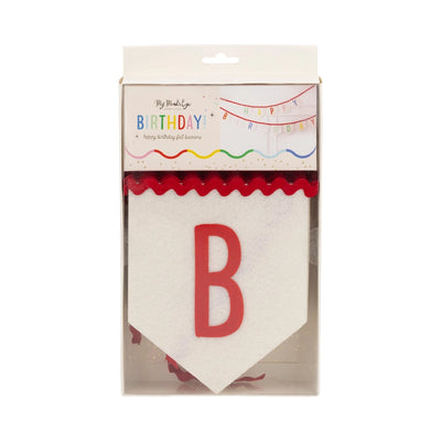 6' Happy Birthday Felt Banner