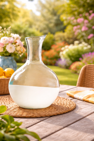 60oz Handblown Glass Carafe