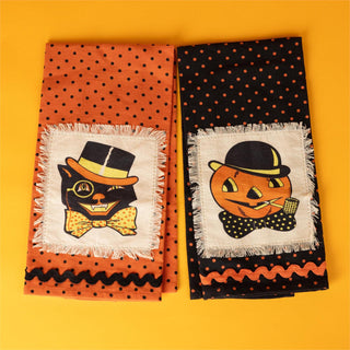 Retro Spooky Tea Towels - Choose Style