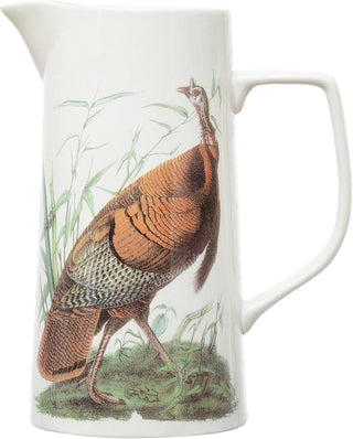 Vintage Style Stoneware Turkey Pitcher