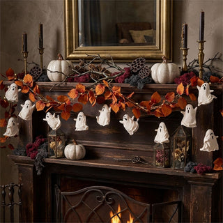 72" Fabric Ghost Garland