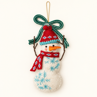 Handmade Felt Holiday Icon Ornament - Choose Style