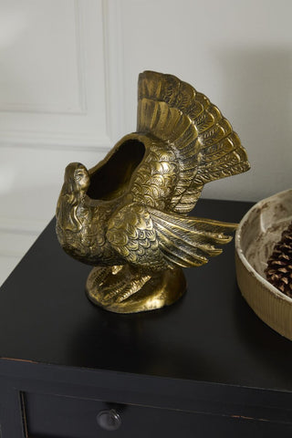 Autumn Turkey Vase