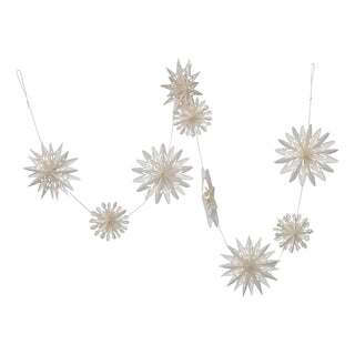 72" Paper Snowflake Garland