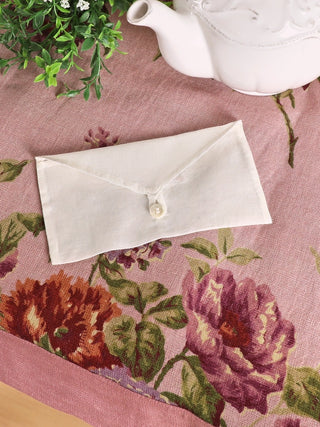 April Cornell Friend Embroidered Envelope Hankie