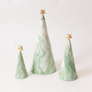 Frost & Gold Recycled Paper Tree - Choose Size