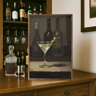 Martini Wall Decor - Choose Size