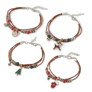 Christmas Charm Bracelets - Choose Style