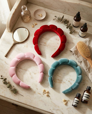Velvet Makeup Headband - Choose Color