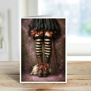 Dreaming Beneath the Broom Greeting Card