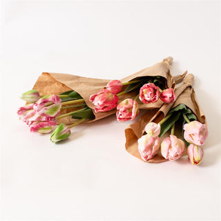 Real Touch Wrapped Tulip Bundle - Choose Style