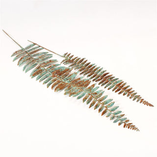 Rusty Blue Fern Branch - Choose Size