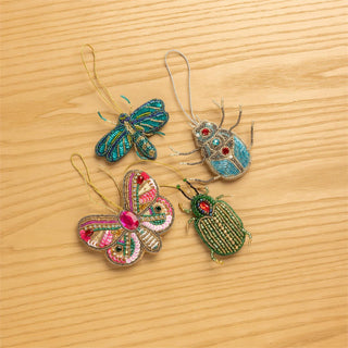 Beaded Insect Ornaments - Choose Style