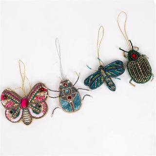 Beaded Insect Ornaments - Choose Style