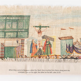 Set of 2 Peruvian Holy Week Story Table Runners
