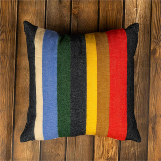 18" Camp Stripe Pillow