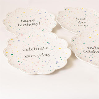 10" Celebrate Plates - Choose Style