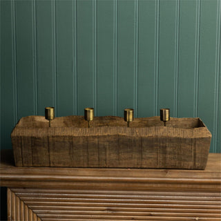 Woodland Taper Centerpiece