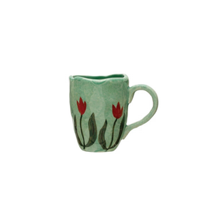 Hand-Painted Stoneware Espresso/Child's Mug - Choose Style